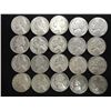 Image 1 : 20 ASSORTED 35% SILVER JEFFERSON WAR NICKELS