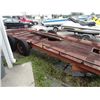 Image 2 : T/A Steel 18' Equipment Trlr. W/Ramps - Needs Service & Tires