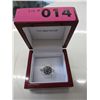 Image 2 : Blue Diamond cluster Ring set with 12 Diamonds