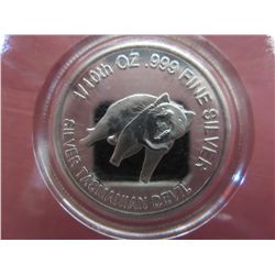 Australian Mint .999 Tasmanian Devil Silver Round