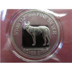 Australian Mint .999 Silver Dingo Round