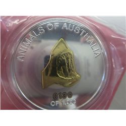 2012 Animals of Australia Great White Shark coin