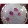 Image 1 : 4x Oval cut Rubies