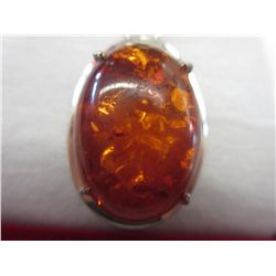 Baltic Amber sterling silver necklace