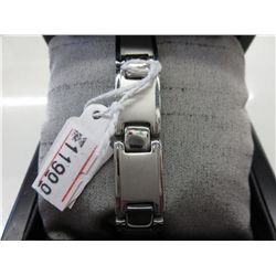 Stainless steel man's track bracelet