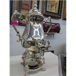 Silver plated samovar