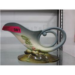 Vintage glazed "Hull" spill vase