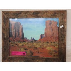 Framed Desert print