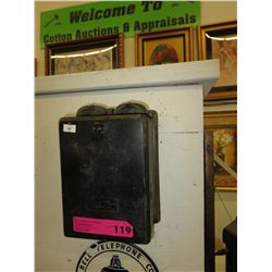 Vintage 1930's ring box for a telephone