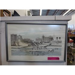 Signed, limited edition floatplane picture