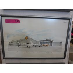 Signed, limited edition floatplane picture