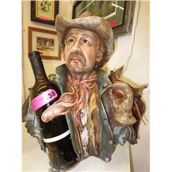 Cowboy Double Wine Holder