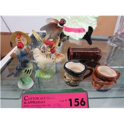 7 x  Vintage China figurines