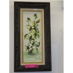 Vintage Impasto still life signed "Quinto"