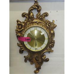 German wall clock 18" x 10"