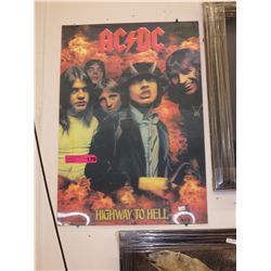 Holographic AC/DC "Highway to Hell" poster