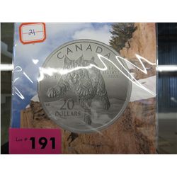 2014 Canada silver $20.00 coin