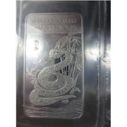 Silver Bar, 2013 Year of the Dragon