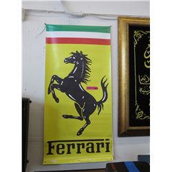 Double length Ferrari banner - vinyl