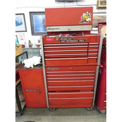 Snap-on rolling tool cabinet & contents