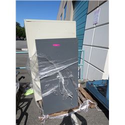 Skid containing 2 filing cabinet