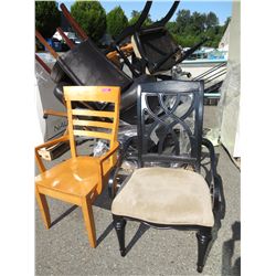 Assorted chairs.