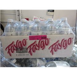 2 cases of Faygo sparkling water
