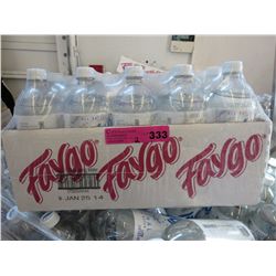 2 cases of Faygo sparkling water