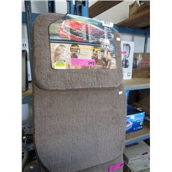 Carpeted beige car mats