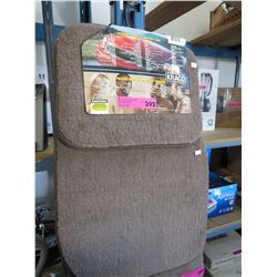 Carpeted beige car mats