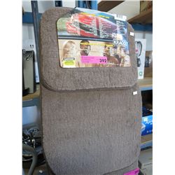 Carpeted beige car mats