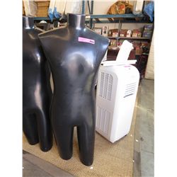 Free standing male mannequin - black