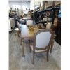 Image 1 : Dining table and chairs - 5 piece