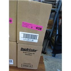 2 boxes containing brake caliper kits