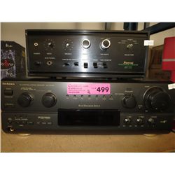 Vintage Sansui Amplifier and a Technics receiver