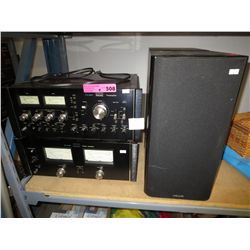 Vintage Sansui stereo equipment + Polk speakers