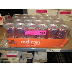 Case of Red Rain energy drink "Cran-Orange"