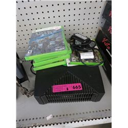 Xbox with 8 games