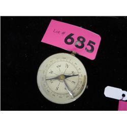 Vintage German brass compass