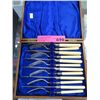 Image 1 : 12 piece fish serving set in original case