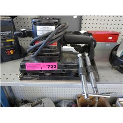 Dual motion sander & a pair of C-clamps