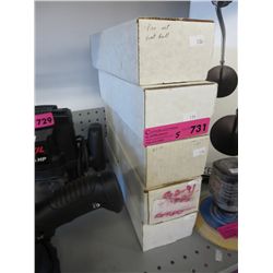 5 boxes of sports trading cards