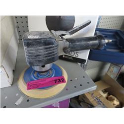 Air powered sander.