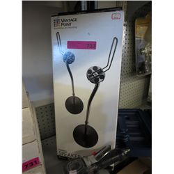 Universal speaker stands, in box