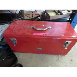 Metal tool box and contents