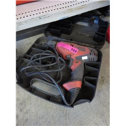Black & Decker electric drill in case