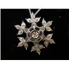 Image 1 : Beautiful sterling silver snowflake necklace
