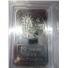 Image 1 : .999 solid Silver "Leo" art bar in protective case