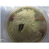 Image 1 : Gold layered 2013 US Walking Liberty round