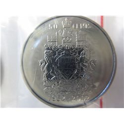 4x Canadian half dollar coins. New crown design